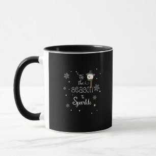 Weihnachten ist die Jahreszeit zum Sparkeln Tasse