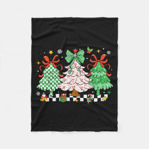 Weihnachten ist die Saison Coquette Bogen Weihnach Fleecedecke