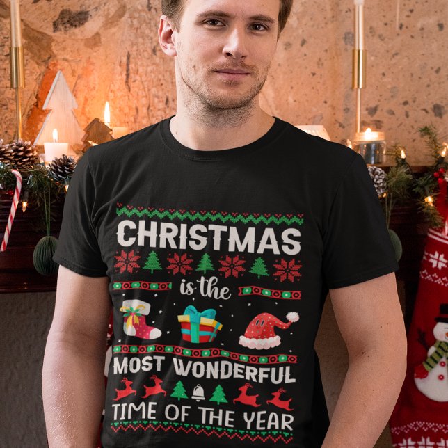 Weihnachten ist die schönste Zeit für Männer T-Shirt (Von Creator hochgeladen)