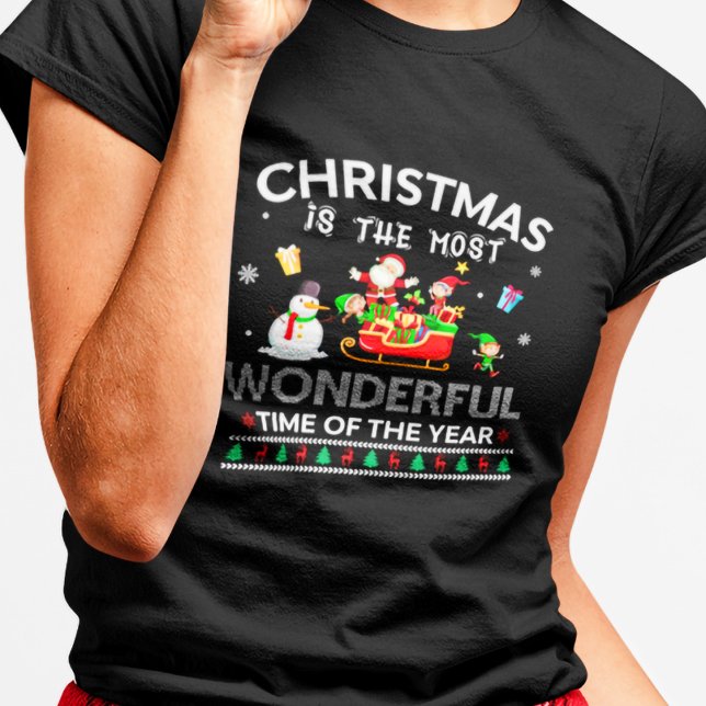 Weihnachten ist die wunderbarste Zeit des Jahres T-Shirt (Von Creator hochgeladen)