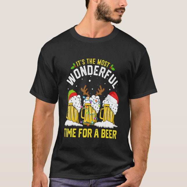 Weihnachten ist die wunderbarste Zeit für einen T-Shirt (Vorderseite)