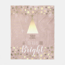 Weihnachten ist frohe und helle Rose Gold