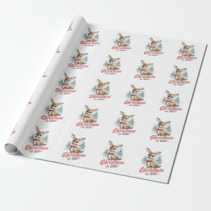 Weihnachten ist hier geschenkpapier