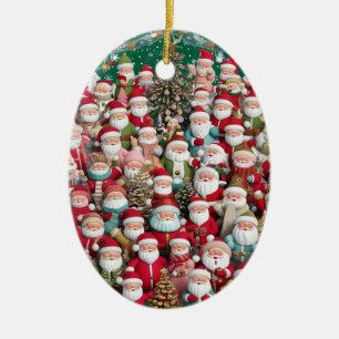 Weihnachten ist HIER - Joyful Weihnachten 2024 Keramik Ornament