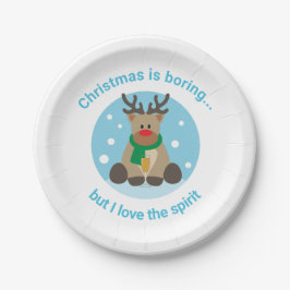 Weihnachten ist langweilig pappteller
