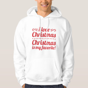 Weihnachten ist mein Liebling Hoodie