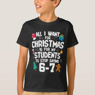 Weihnachten ist mein Schüler, der aufhören muss zu T-Shirt