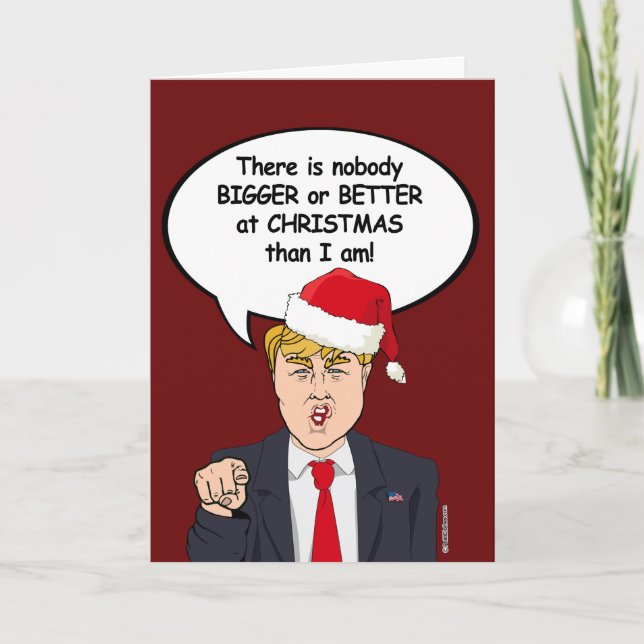 Weihnachten ist niemand besser als Trump (Vorderseite)
