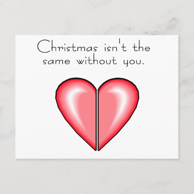 Weihnachten ist ohne dich gleich (Vorderseite)