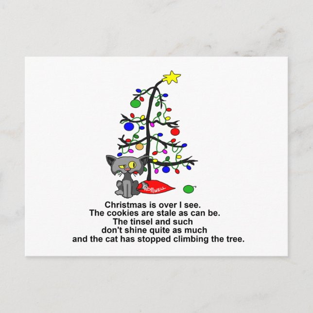 Weihnachten ist vorbei (Vorderseite)