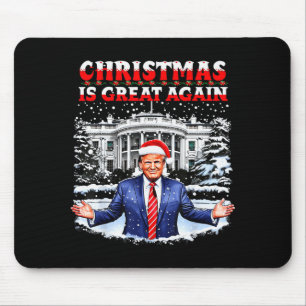 Weihnachten ist wieder großartig lustiger Santa Tr Mousepad