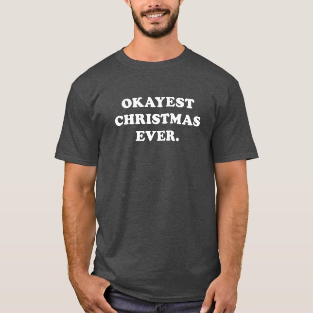 Weihnachten je lustiger Urlaub T-Shirt (Vorderseite)