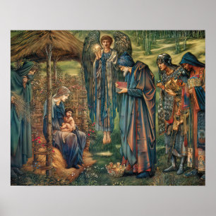 Weihnachten Jesus Adoration Advent Jone Poster