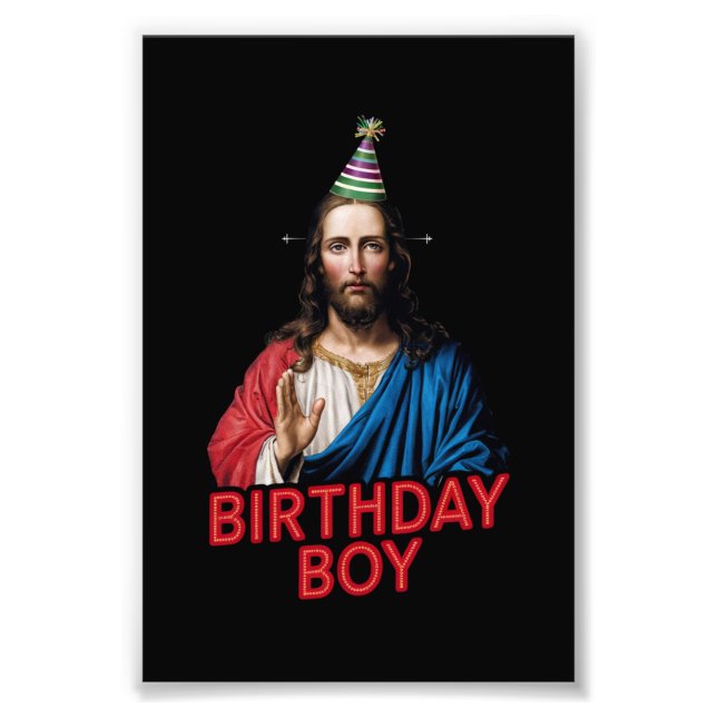 Weihnachten Jesus Geburtstag Junge Fotodruck (Vorne)