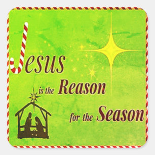 Weihnachten Jesus ist das Reason Sticker Set