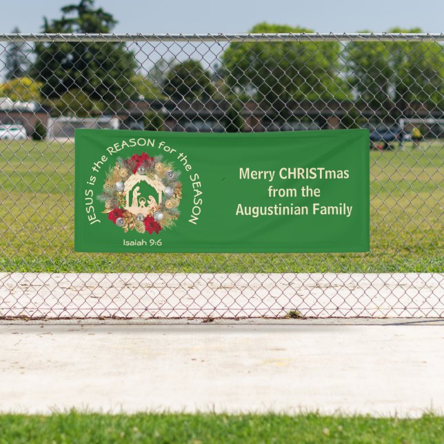Weihnachten JESUS IST DER GRUND Banner (Insitu)