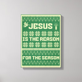 Weihnachten Jesus ist der Grund für die Jahreszeit Leinwanddruck
