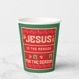Weihnachten Jesus ist der Grund für die Jahreszeit Pappbecher