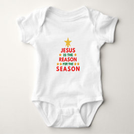 Weihnachten Jesus ist der Grund für die Saison Baby Strampler