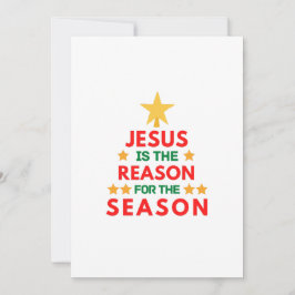 Weihnachten Jesus ist der Grund für die Saison Einladung