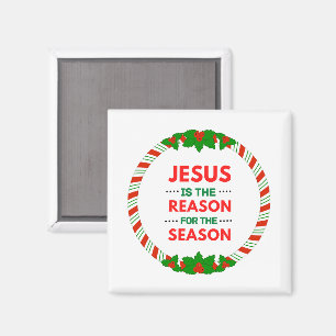 Weihnachten Jesus ist der Grund für die Saison Magnet