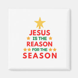 Weihnachten Jesus ist der Grund für die Saison Magnet