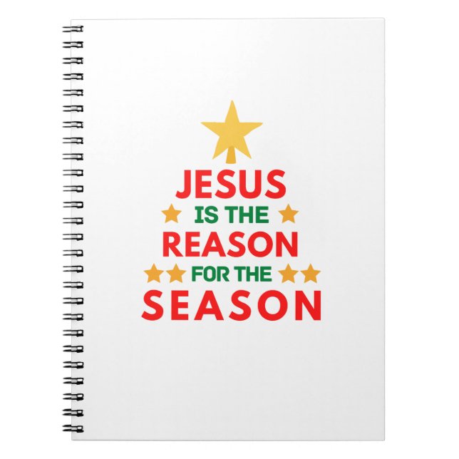 Weihnachten Jesus ist der Grund für die Saison Notizblock (Vorderseite)