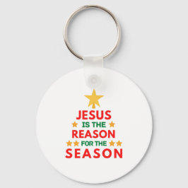 Weihnachten Jesus ist der Grund für die Saison Schlüsselanhänger