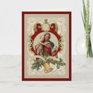 Weihnachten Jesus Maria Vintage religiös