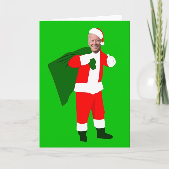 Weihnachten jobiden santa einladung (Vorderseite)