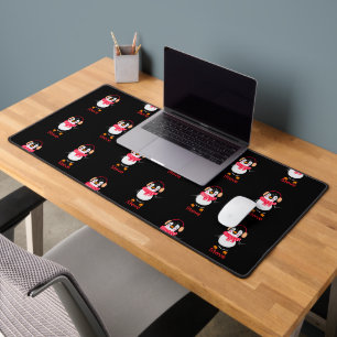 Weihnachten Jolly Pinguin in Scarf mit Ohrmuffen Schreibtischunterlage