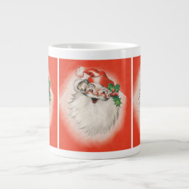 Weihnachten, Jolly Retro 50er Santa Claus Jumbo-Tasse