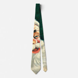 Weihnachten, Jolly Retro 50's Weihnachtsmann Krawatte