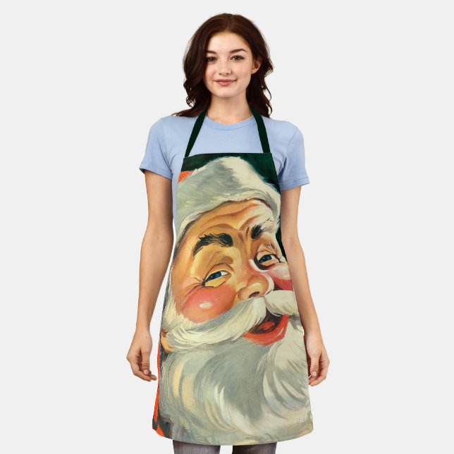 Weihnachten, Jolly Retro 50's Weihnachtsmann Schürze (Getragen)