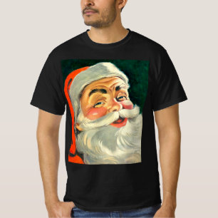 Weihnachten, Jolly Retro 50's Weihnachtsmann T-Shirt