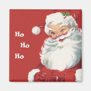 Weihnachten, Jolly Santa Claus Winking Magnet