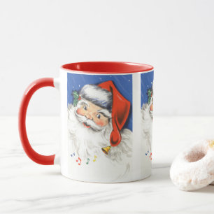 Weihnachten, Jolly Weihnachtsmann mit Musik Tasse