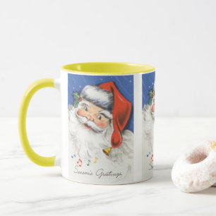 Weihnachten, Jolly Weihnachtsmann mit Musik Tasse