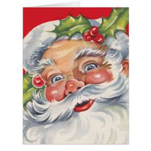 Weihnachten, Jolly Weihnachtsmann mit Seinem Hut