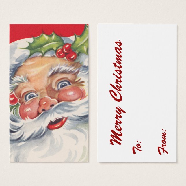Weihnachten, Jolly Weihnachtsmann mit Seinem Hut (Vorne & Hinten)