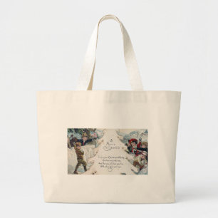 Weihnachten Jumbo Stoffbeutel