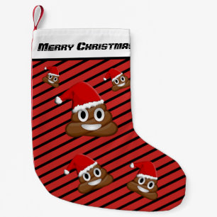 Weihnachten kacken emoji kleiner weihnachtsstrumpf