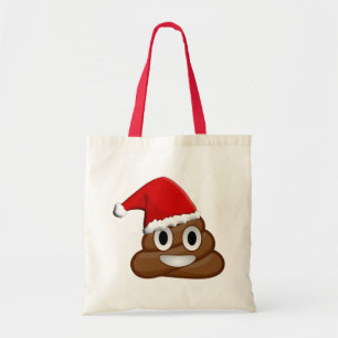 Weihnachten kacken emoji tragetasche