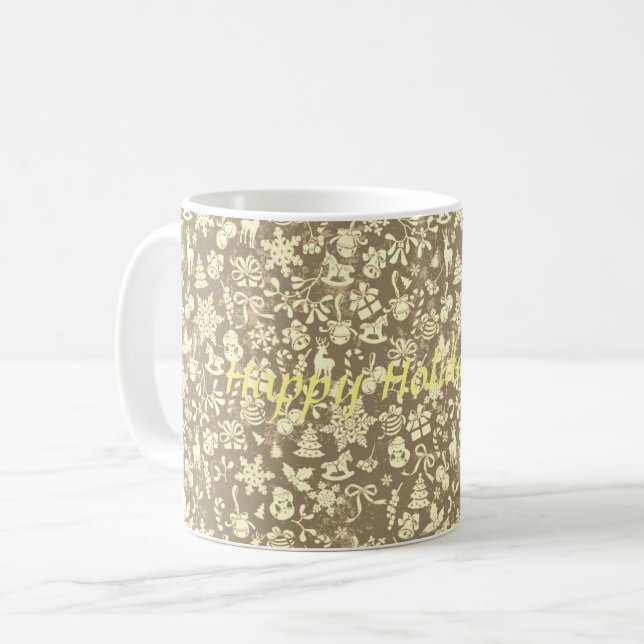 Weihnachten Kaffeetasse (Vorderseite Links)