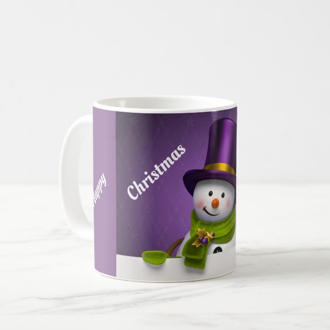 Weihnachten Kaffeetasse (Vorderseite Links)