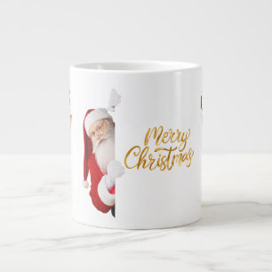 Weihnachten Kaffeetassen Weihnachtsmann und Rentie Jumbo-Tasse
