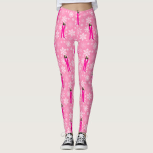 Weihnachten kamala harris santa eiskalt pink leggings