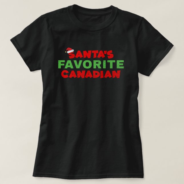 Weihnachten - Kanadisches Weihnachtsfest T-Shirt (Design vorne)