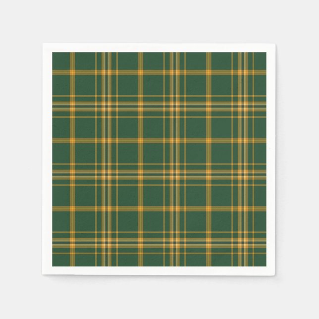 Weihnachten Kariert 13-PAPIERPARTY NAPKINS Serviette (Vorderseite)