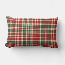 Weihnachten Kariert-1-Lumbar Kissen Kissen